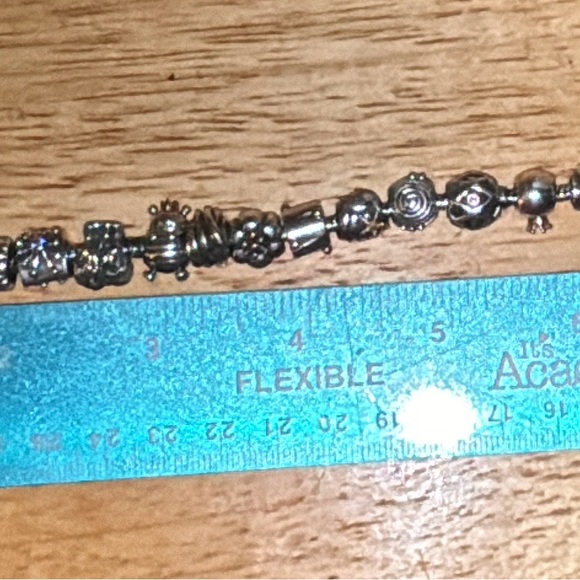 Pandora 14k Gold Sterling Bracelet & 20pc 14k Gold Sterling Pandora Charms Lot - Picture 15 of 16